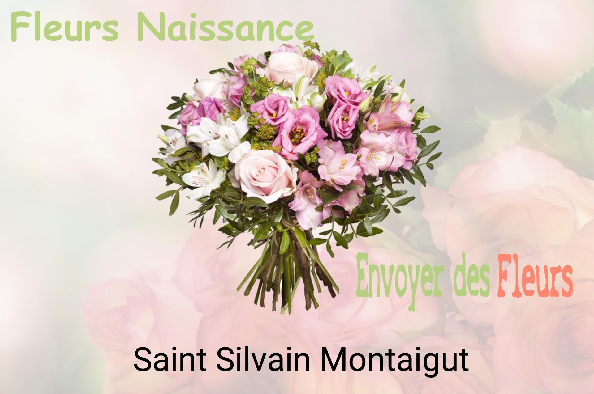 Bouquet de fleurs de naissance livré à Saint-Silvain-Montaigut