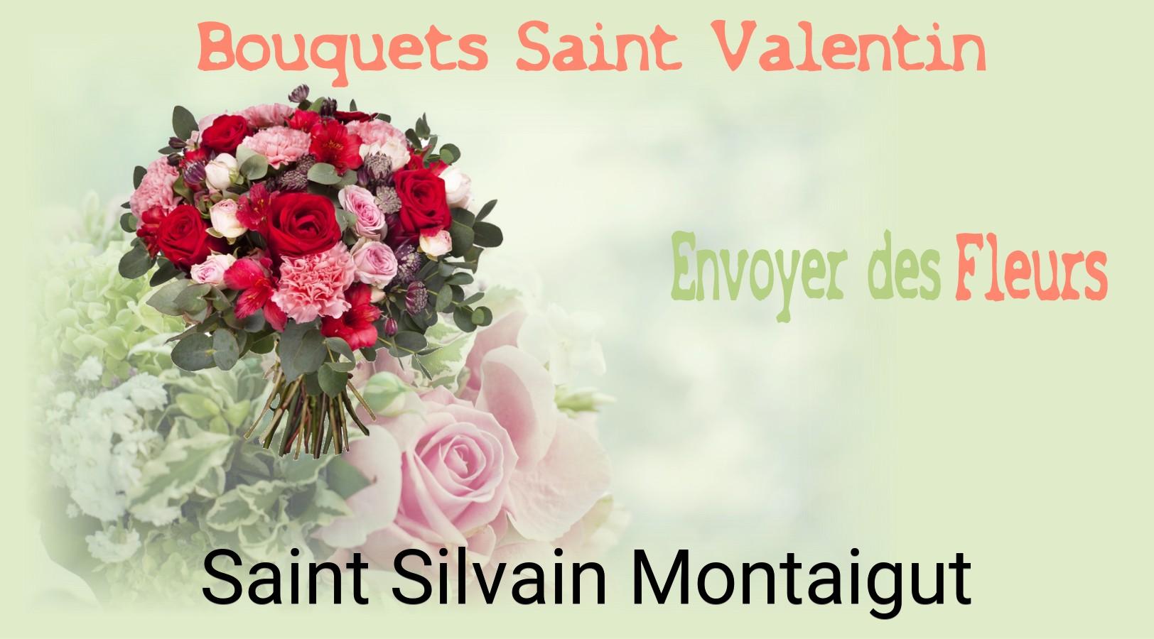 Roses de Saint-Valentin livrées à Saint-Silvain-Montaigut